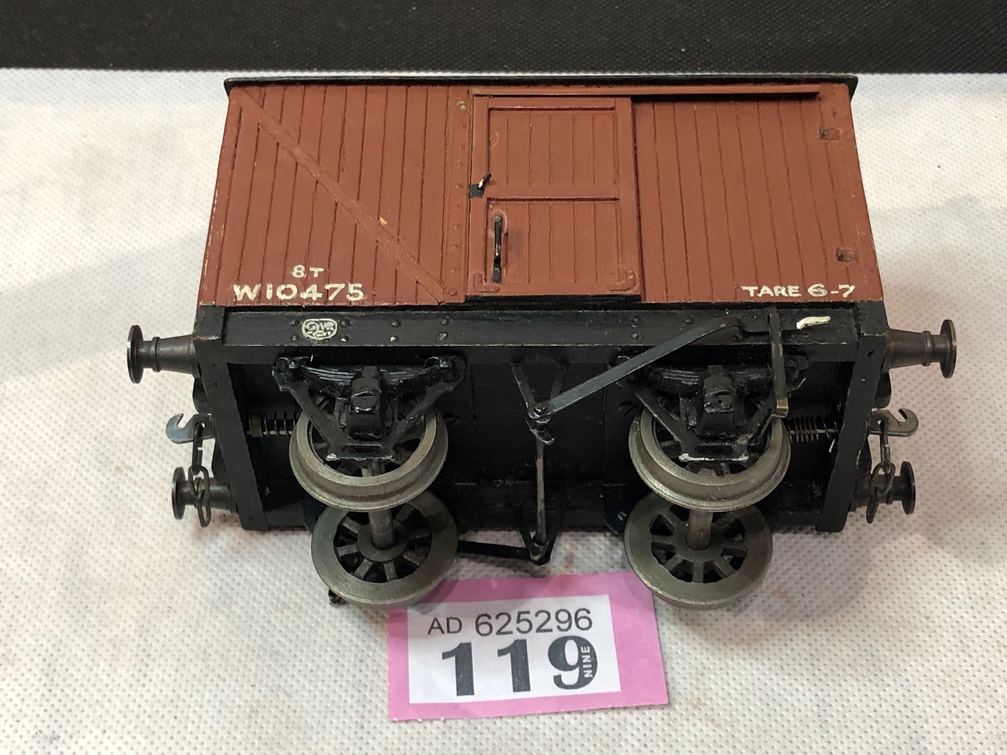 O gauge 4 wheel van P119 MDX - The Model Railway Club