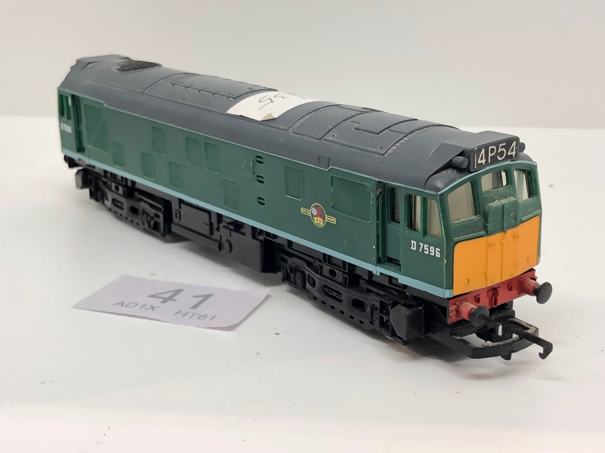 Hornby OO R072 Class 25 D7596 in BR Green W41 MJC - The Model Railway Club