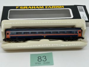Graham Farish 374-327C Mk3 TSO trailer standard coach in GNER livery - 42057