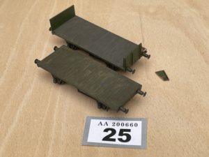 P4 Kit built 2 x Flat wagons
