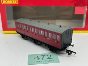 Hornby R40078A 6 wheel 3rd E31085E in BR crimson