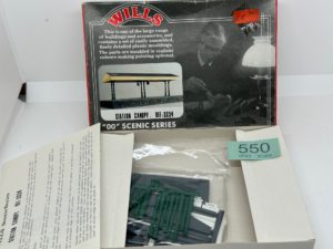Wills OO SS54 Station Canopy Plastic Kit