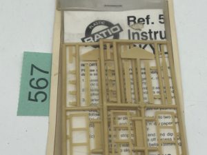 Ratio OO 512 Skylights Plastic Kit