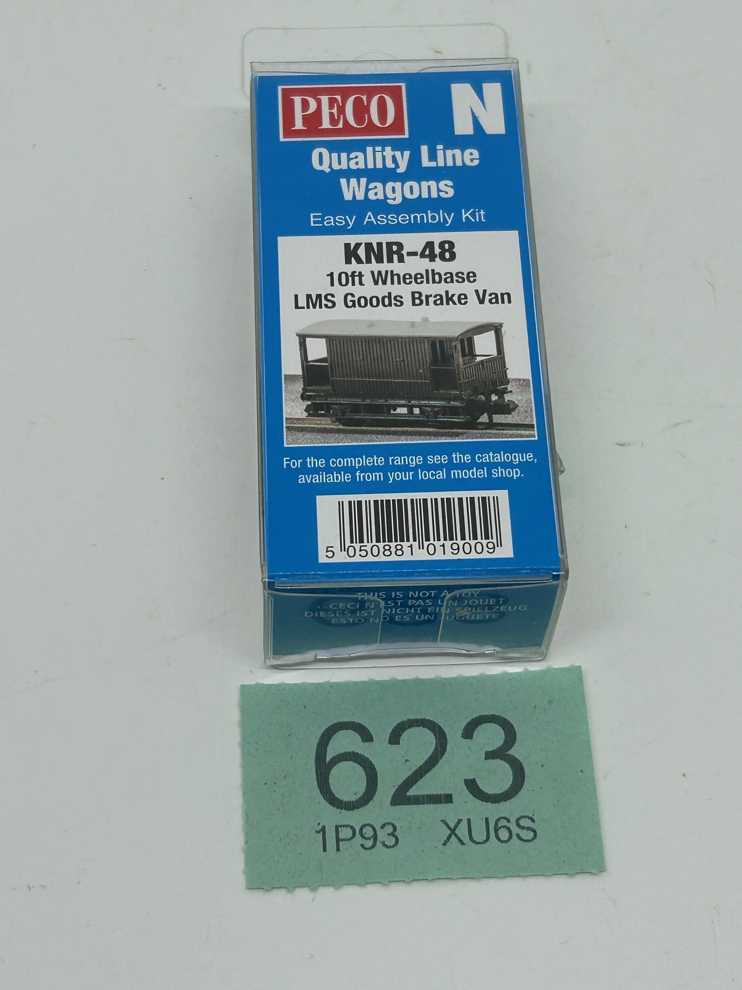 Peco N gauge KNR-48 LMS Brake Van Kit New