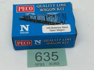 Peco N KNR-44 Butterley Steel Open Wagon plastic kit