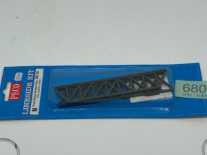 Peco N NB-38 Girder Bridge Side, Truss Girder Type, Grey