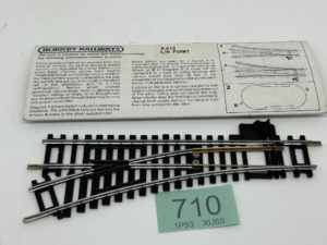 Hornby OO HO R612 Left hand point Code 100 steel