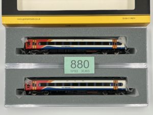 Graham Farish N 371-557 Class 158 2 car DMU 158783 in East Midlands Trains livery