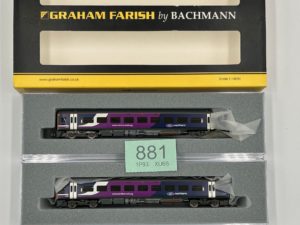 Graham Farish N 371-556 Class 158 2 car DMU 158791 in Northern Rail livery
