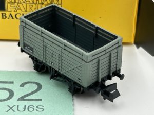 Graham Farish N 377-176B 7 Plank Wagon With Coke Rail BR Grey