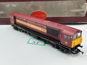 Hornby OO R2034 Class 58 58037 in EWS maroon boxed