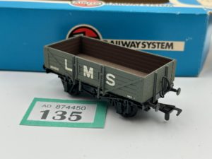 Airfix OO 54373 5-Plank Open Wagon in LMS Grey 404104