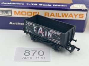 Dapol OO B638 Cain 7 plank wagon boxed