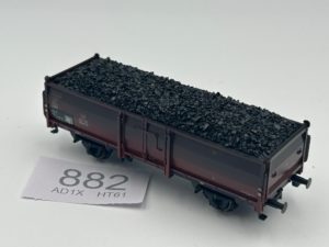 M?rklin H0 freight wagon high-side wagon 866 165 DB with cargo