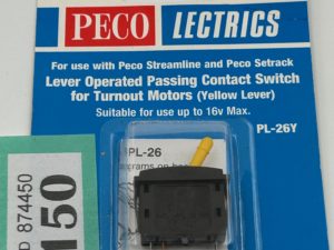 PECO PL26Y Yellow Passing Contact Switch NEW