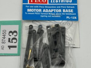 Peco PL-12X Motor Adaptor Base Self Assemble (No Spring) NEW