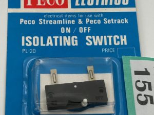 Peco PL-20 Track Isolating Switch NEW