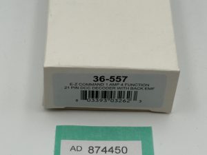 Bachmann 36-557 21-pin E-Z Command 4-function 1A decoder with back EMF NEW