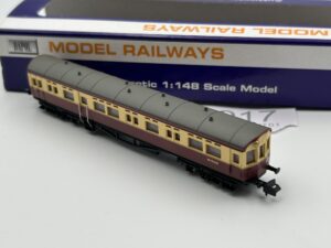 Dapol N gauge NC011 GWR Autocoach in BR Crimson & Cream - No.192
