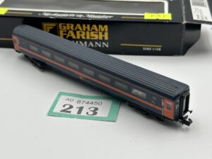 Graham Farish 374-328D Mk3 trailer second coach 42235 in GNER livery