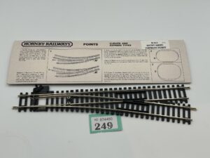Hornby OO R622 left hand express point (steel) in original packing