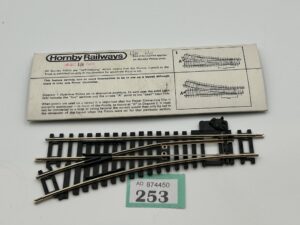 Hornby OO R612 Left hand point (nickel silver)