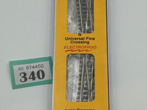 Peco N SL-E394F Finescale long crossing Code 55 electrofrog